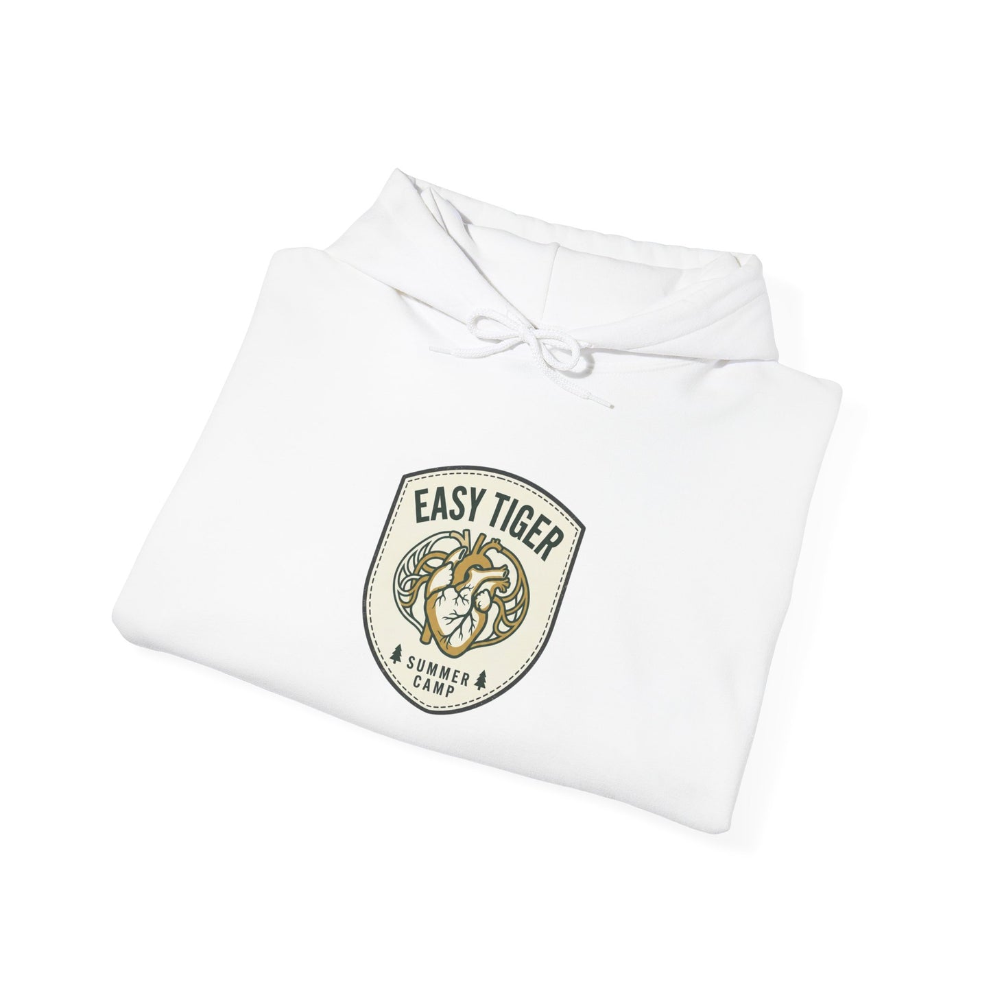 Retro Tiger Crest Hoodie | Easy Tiger, Vintage Vacation Graphic
