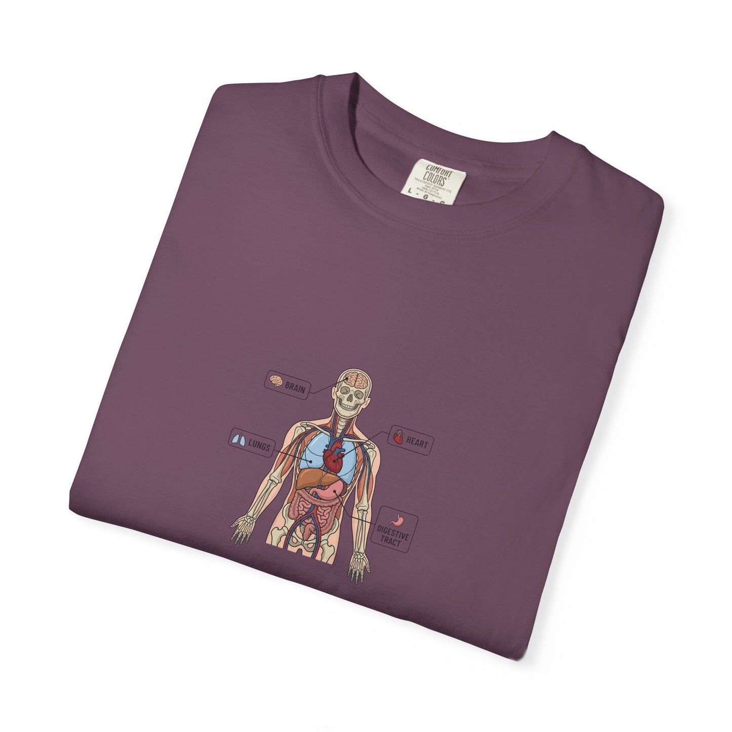Human Anatomy Diagram T-Shirt — Medical Student Anatomy Tee
