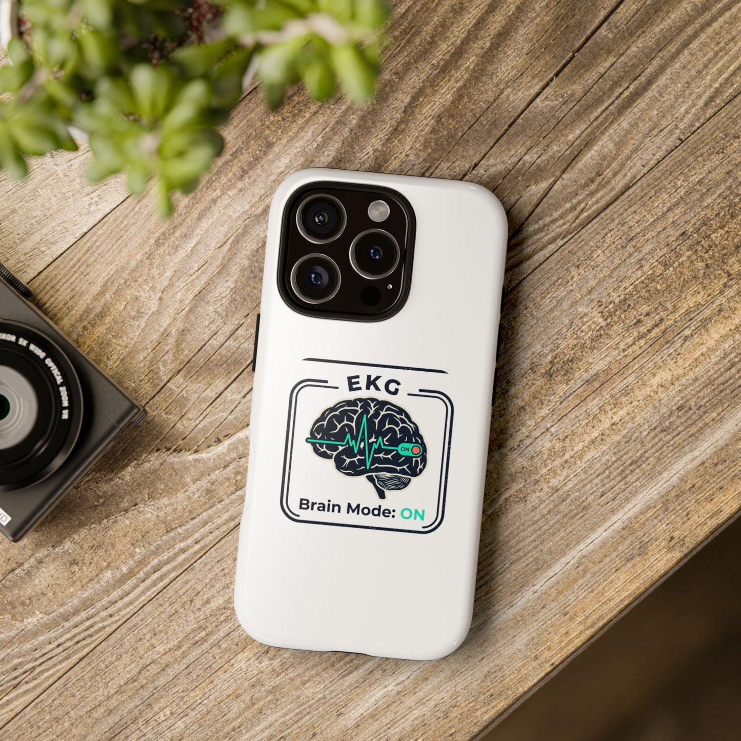 Tough Cases — 'EKG Brain Mode: ON' Phone Case