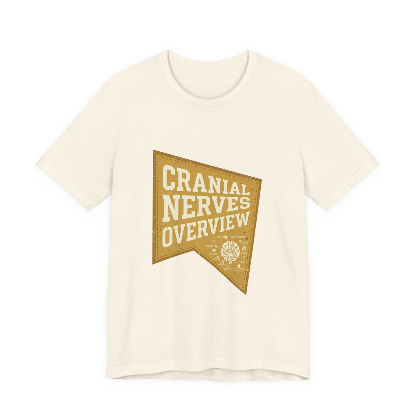 Cranial Nerves Overview T-Shirt | Retro Medical Tiger Vibe