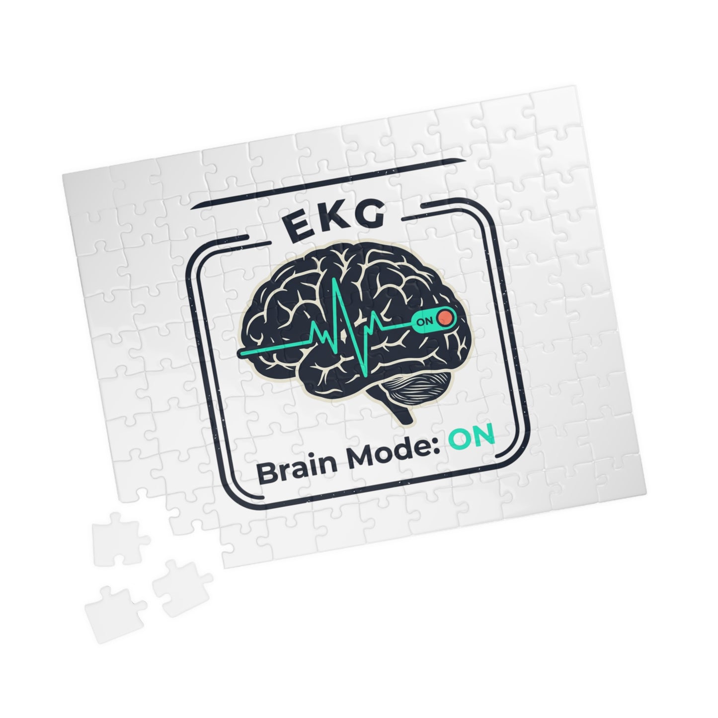 Brain Mode: ON Puzzle — EKG Brain Jigsaw (110–1014 pcs)