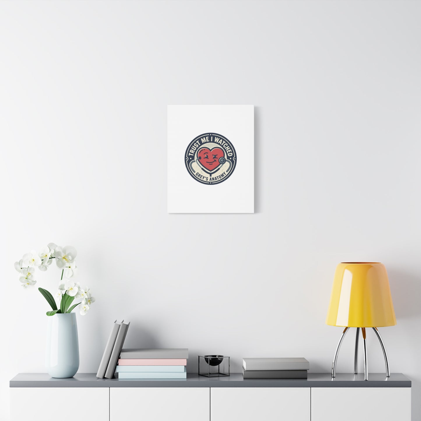 'Trust Me I Watched Grey’s Anatomy' Matte Canvas Wall Art