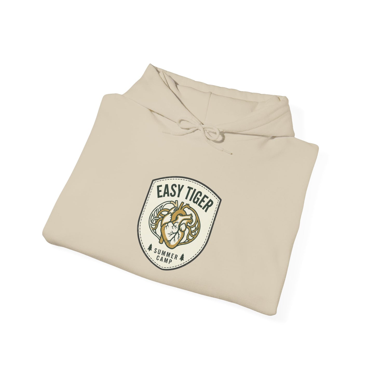Retro Tiger Crest Hoodie | Easy Tiger, Vintage Vacation Graphic