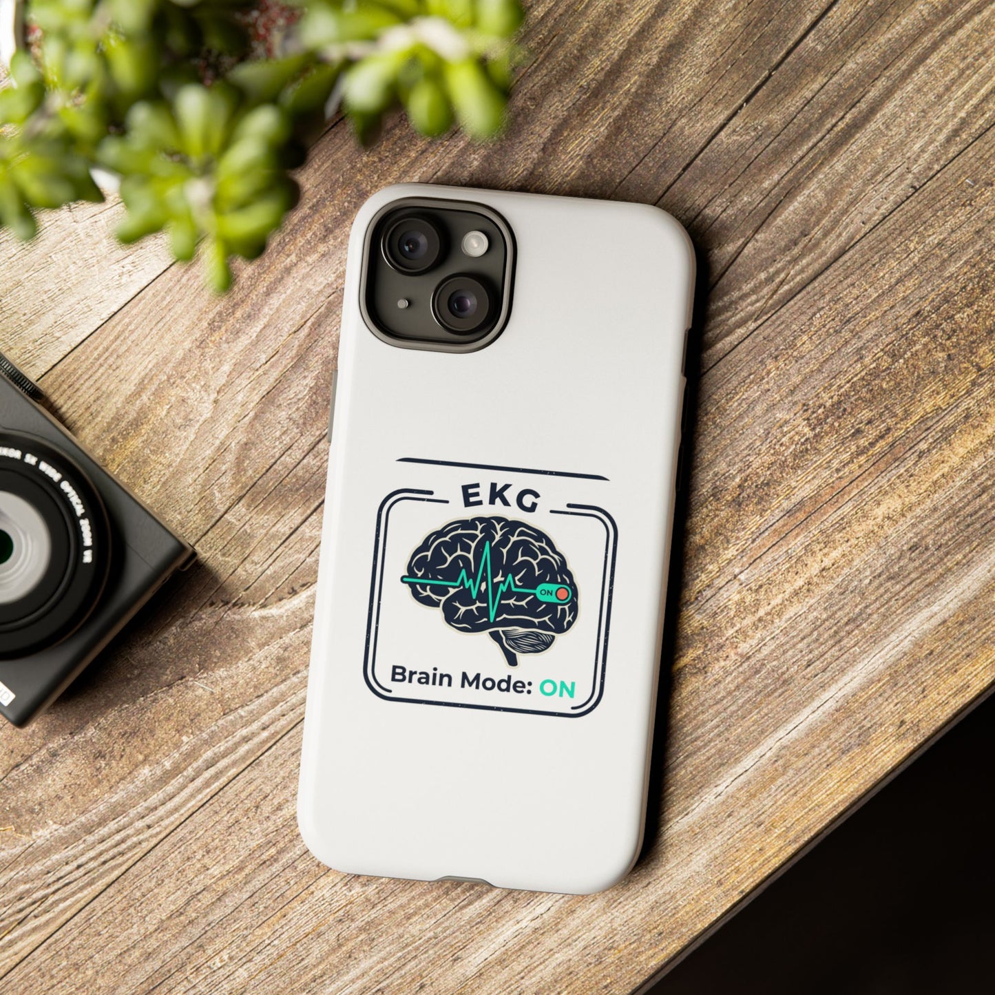 Tough Cases — 'EKG Brain Mode: ON' Phone Case