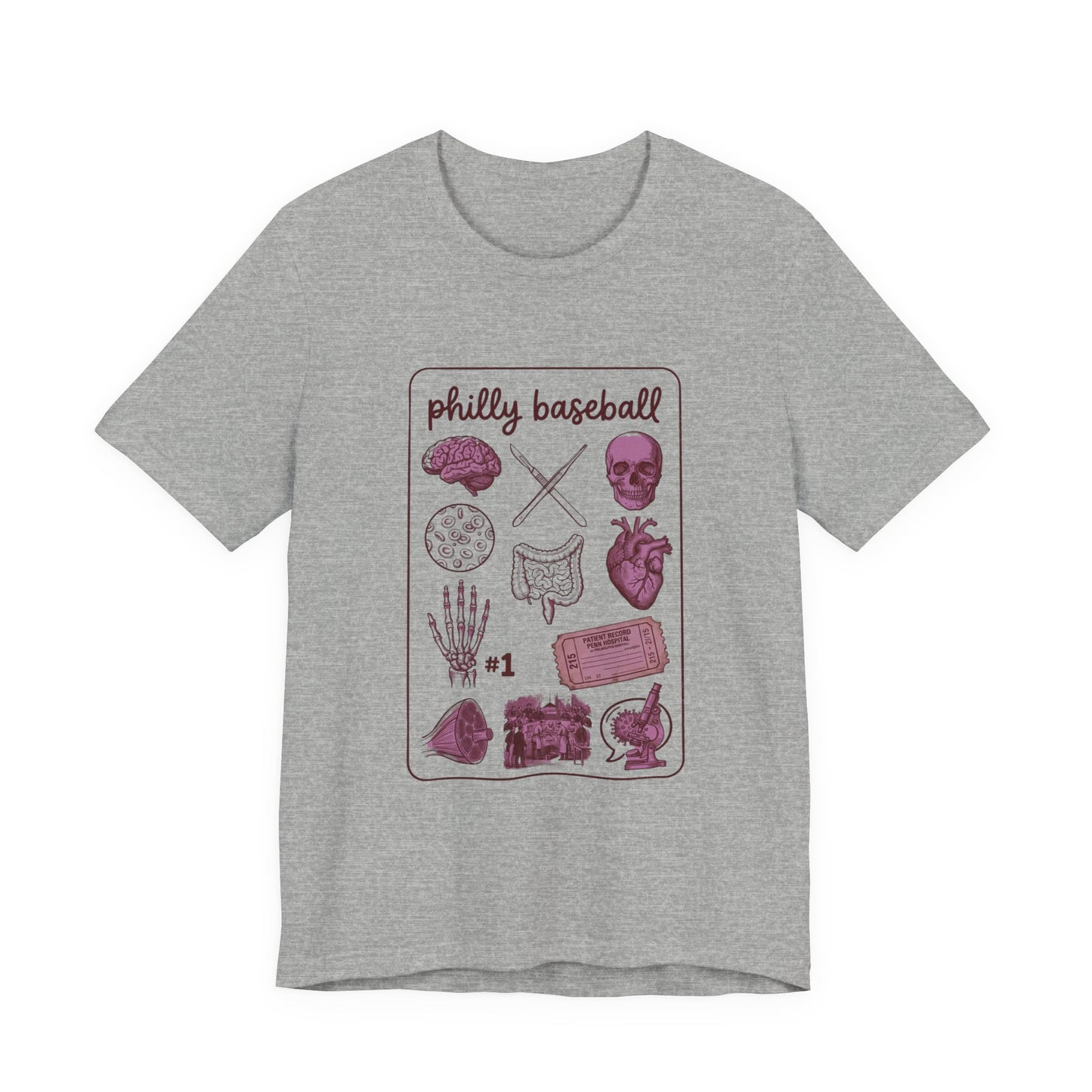Philly Baseball Icons Tee | Philadelphia Pride, Local Sportswear