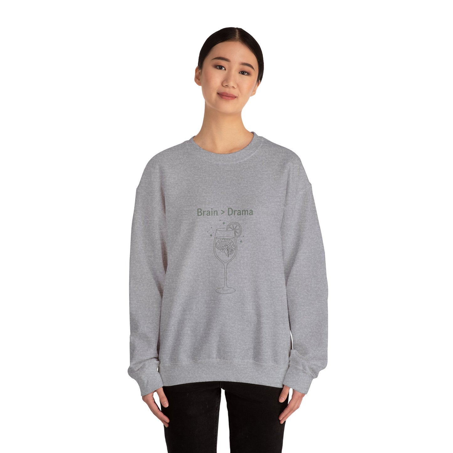 Brain > Drama Sweatshirt | Bride Era, Engaged Wife Slogan