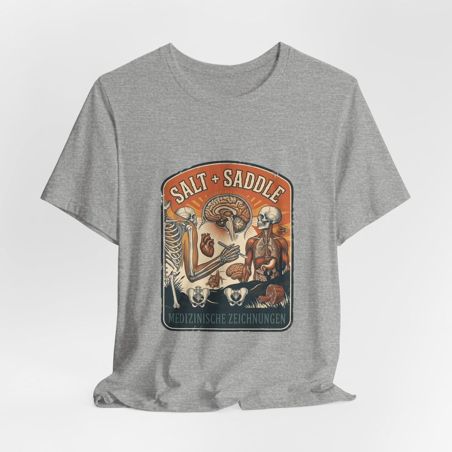 Salt & Saddle Skull Western Tee | Country Aesthetic, Coastal Cowgirl