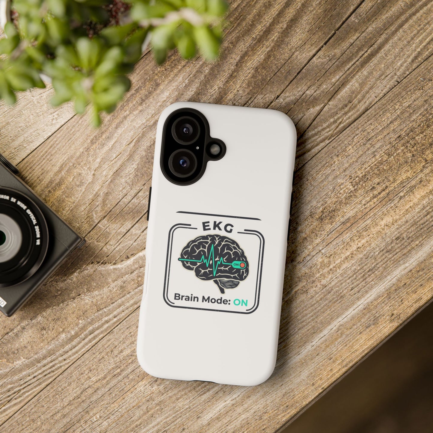 Tough Cases — 'EKG Brain Mode: ON' Phone Case