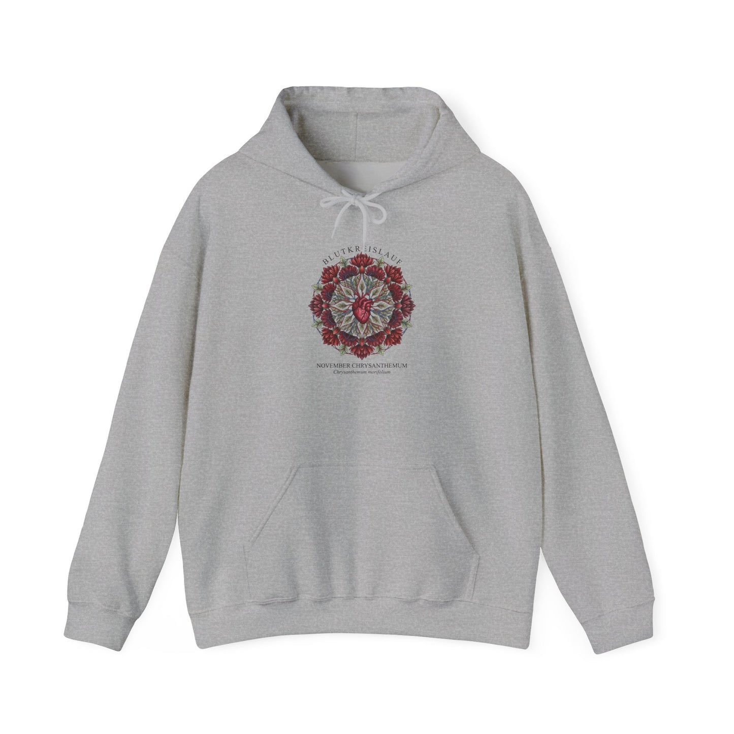 January Carnation Birth Flower Hoodie | Botanical Birth Month Design