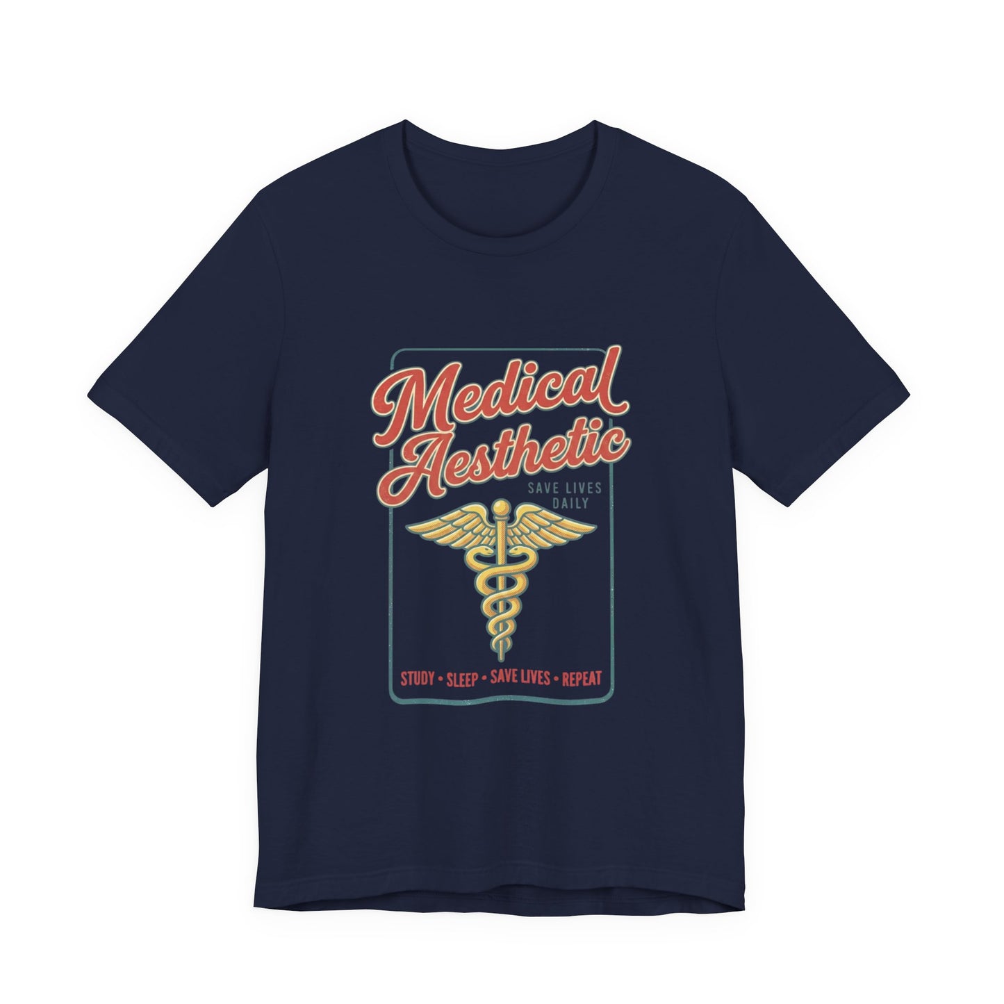 Medical Aesthetic Tee | Vintage Medical Graphic, Retro Typography
