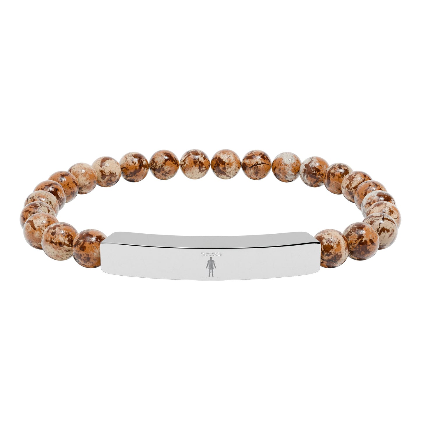 Natural Stone Stretch Bar Bracelet — "You Are a Walking Collection of Cells" (Medical Student Gift)
