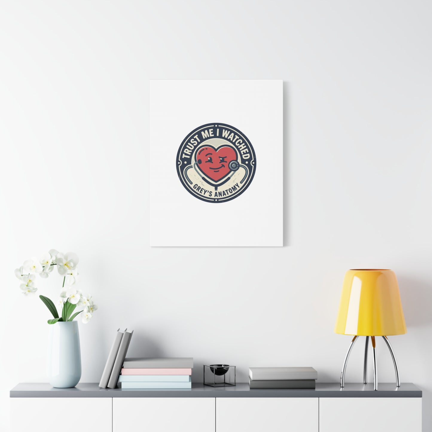 'Trust Me I Watched Grey’s Anatomy' Matte Canvas Wall Art