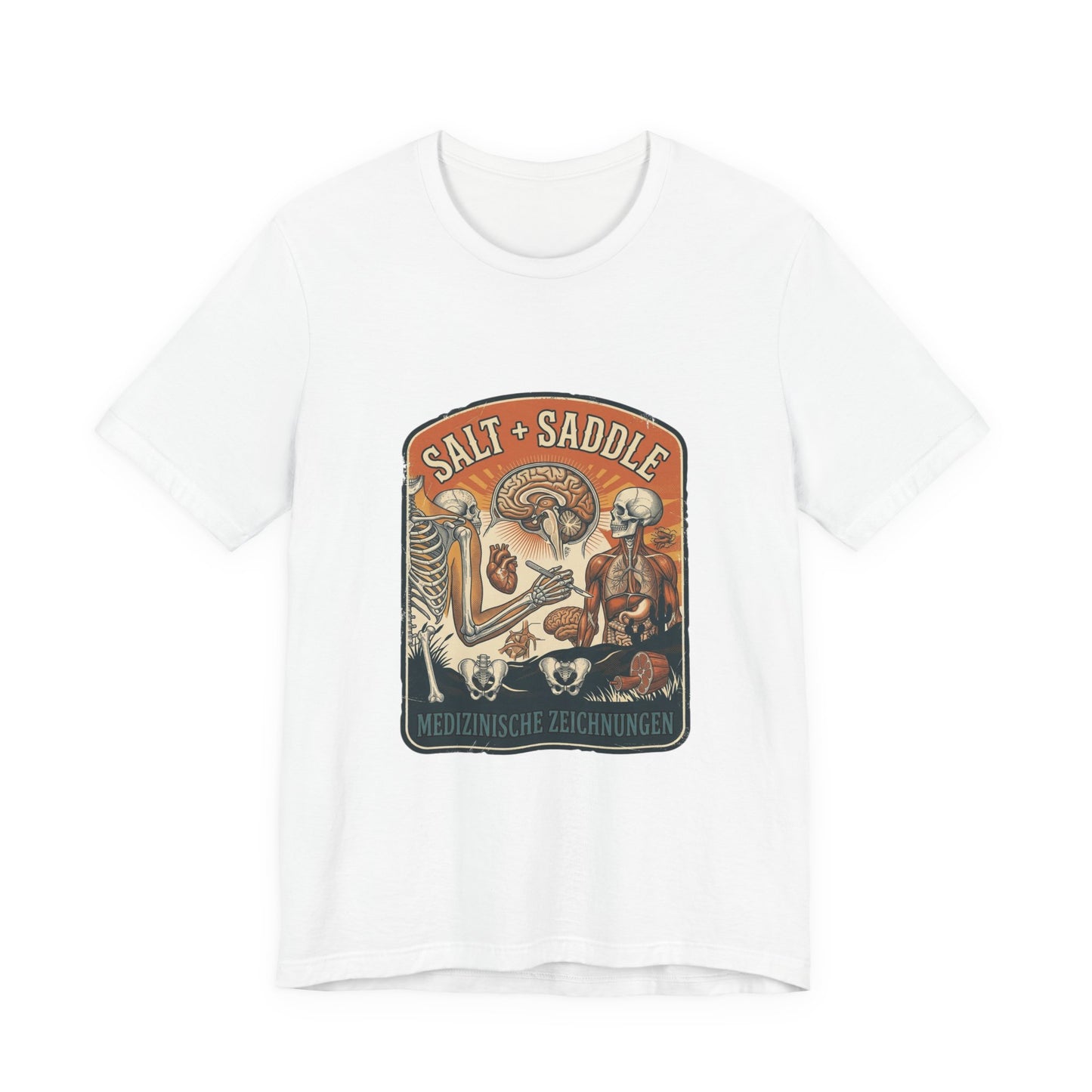 Salt & Saddle Skull Western Tee | Country Aesthetic, Coastal Cowgirl