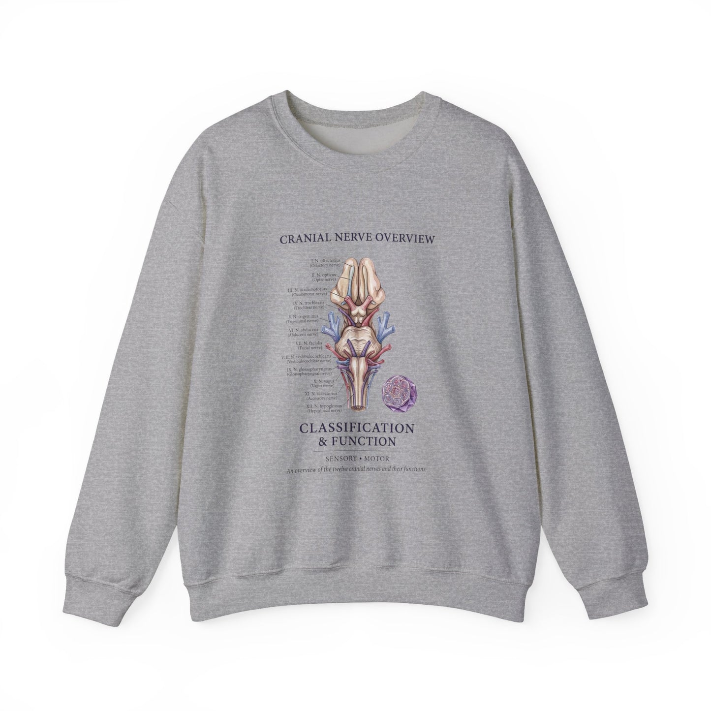 Birth Flower Botanical Crewneck Sweatshirt | Personalized Month Floral Illustration
