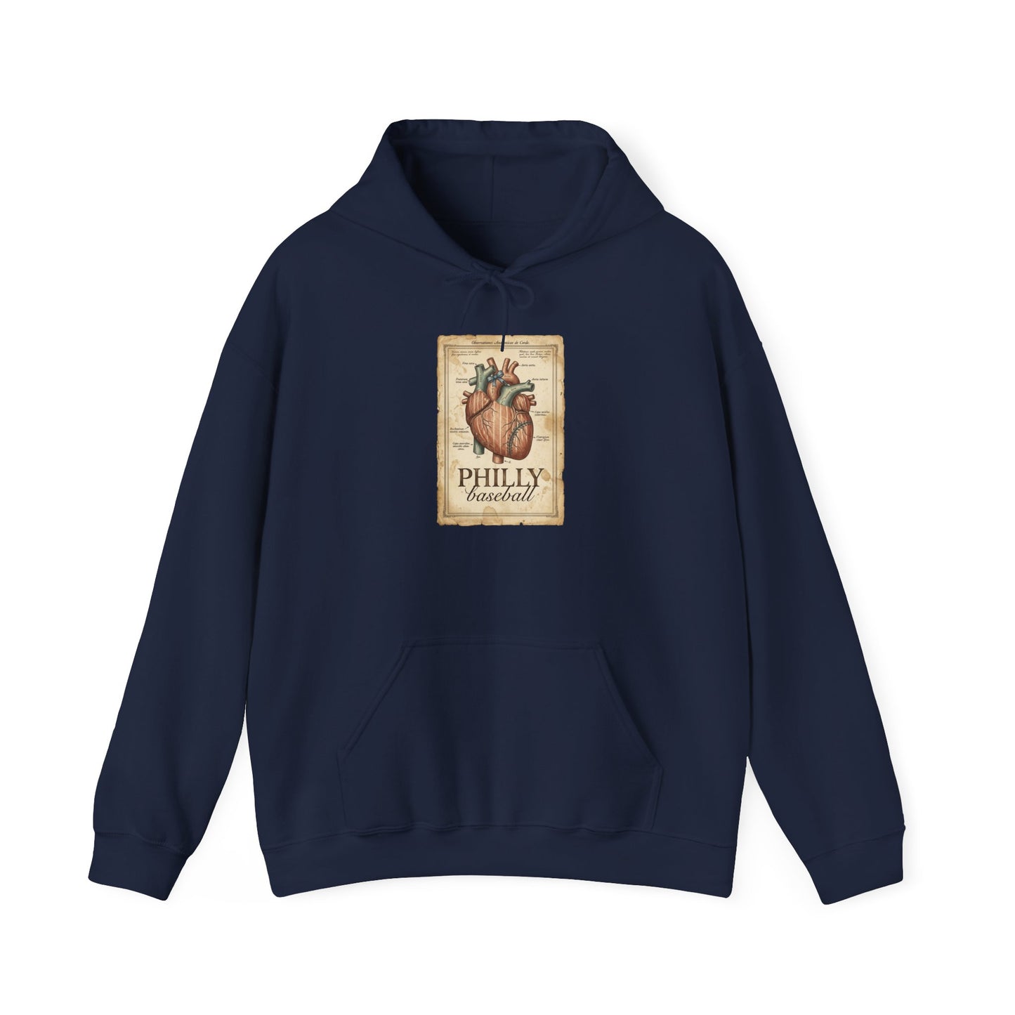 Philly Baseball Heart Hoodie | Philadelphia Pride, Local Baseball Tee