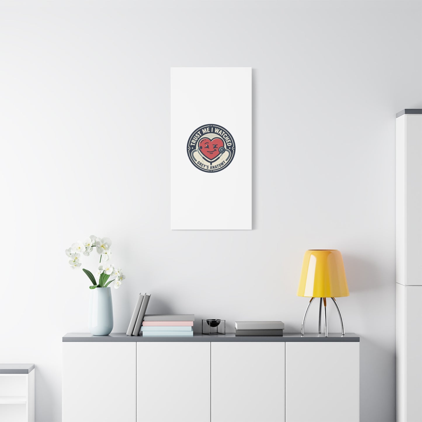 'Trust Me I Watched Grey’s Anatomy' Matte Canvas Wall Art