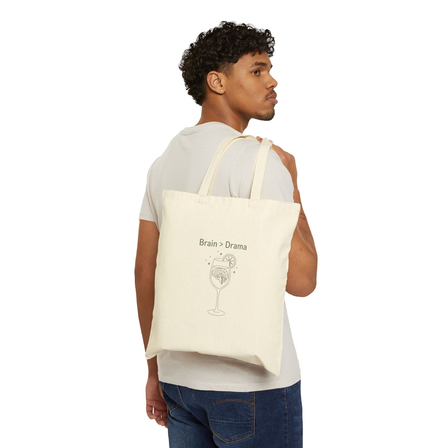 Brain > Drama Tote | Bride Era Slogan, Engaged Wife Tote Bag
