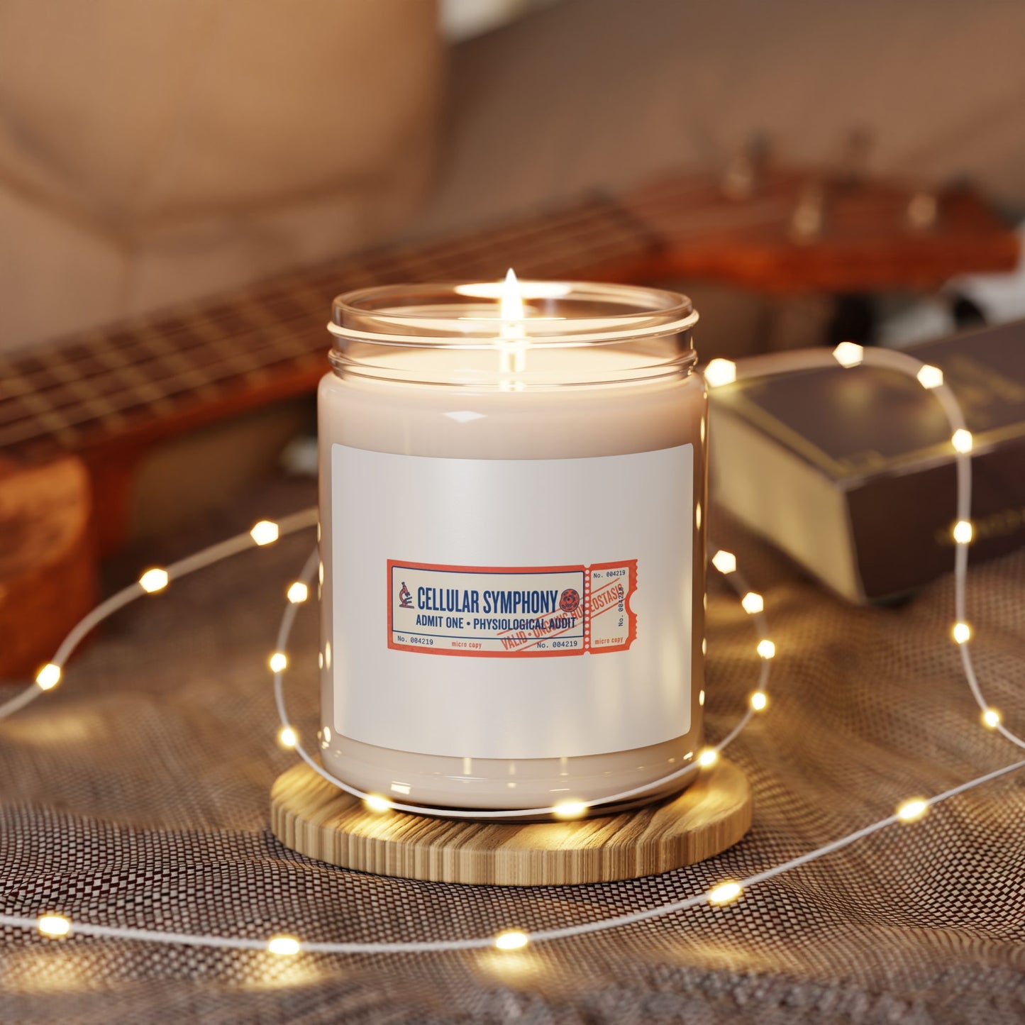 Literary Summer Candle, Soy Jar Candle | Book Girl Aesthetic