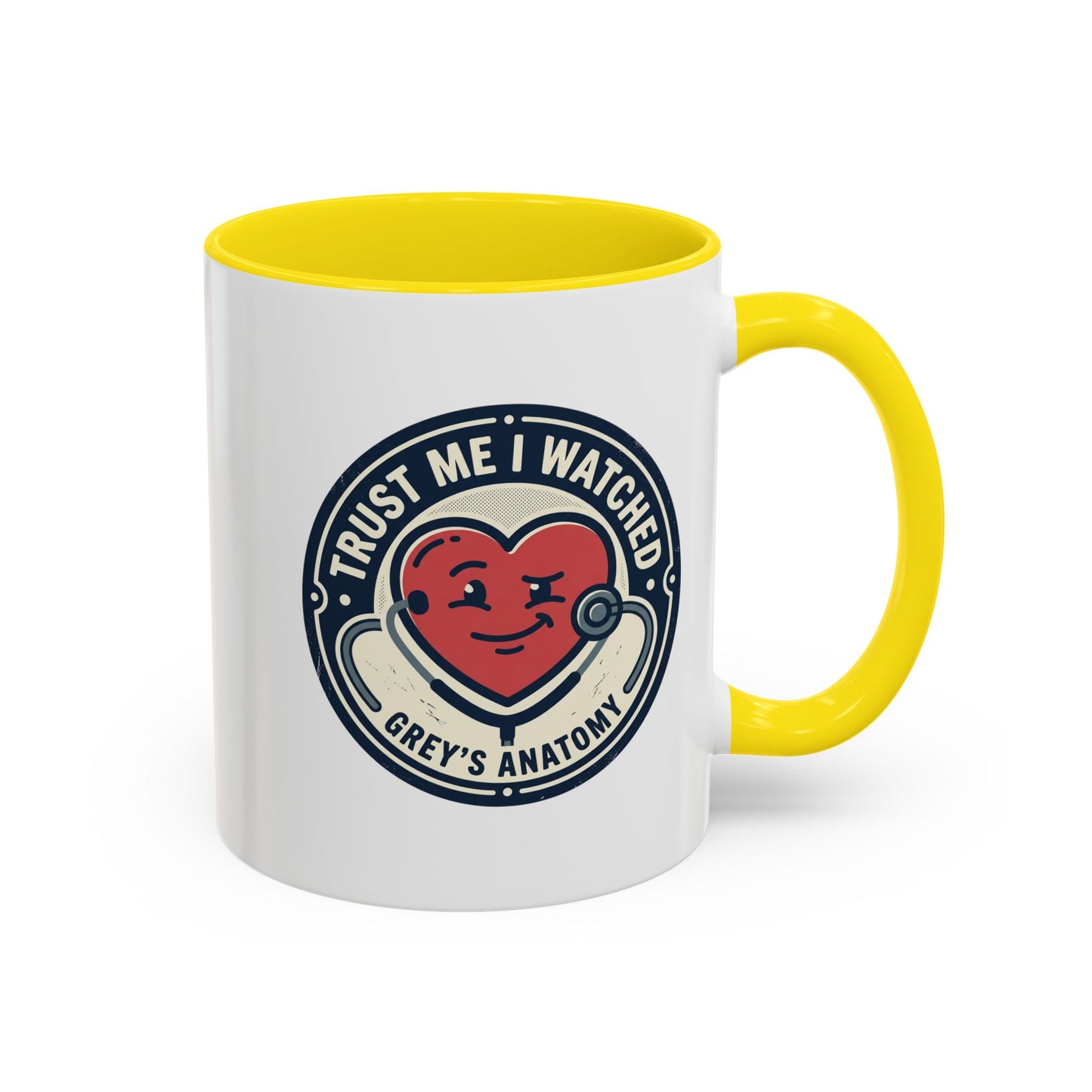 Trust Me I Watched Grey’s Anatomy Accent Coffee Mug — 11/15oz TV Fan Gift