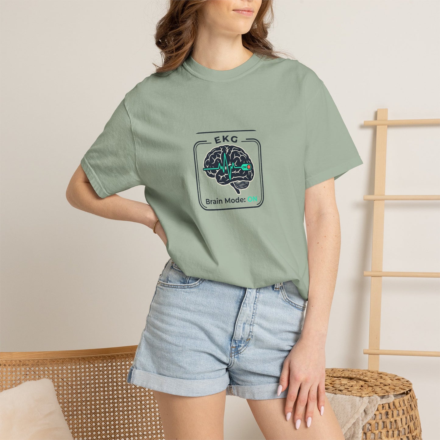 EKG Brain Mode: ON T-Shirt