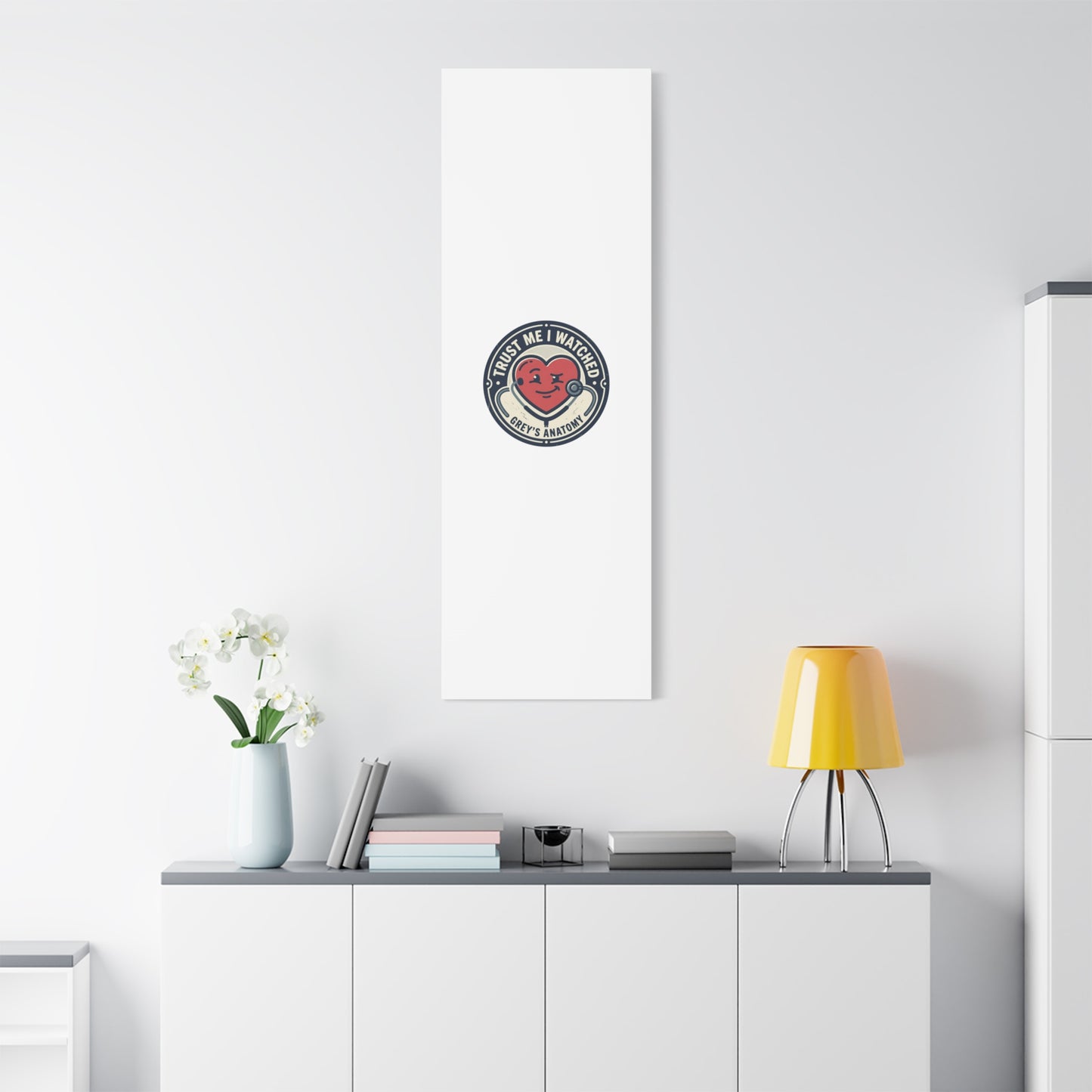 'Trust Me I Watched Grey’s Anatomy' Matte Canvas Wall Art