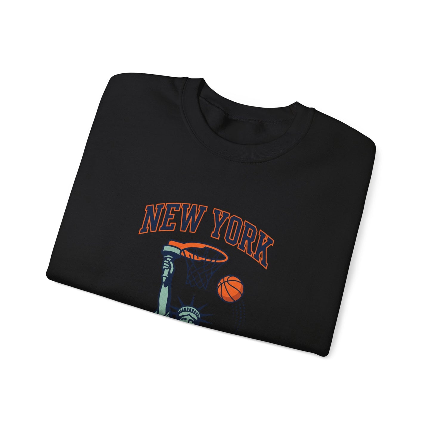 New York City Hoops Crewneck Sweatshirt | NY Basketball City Pride