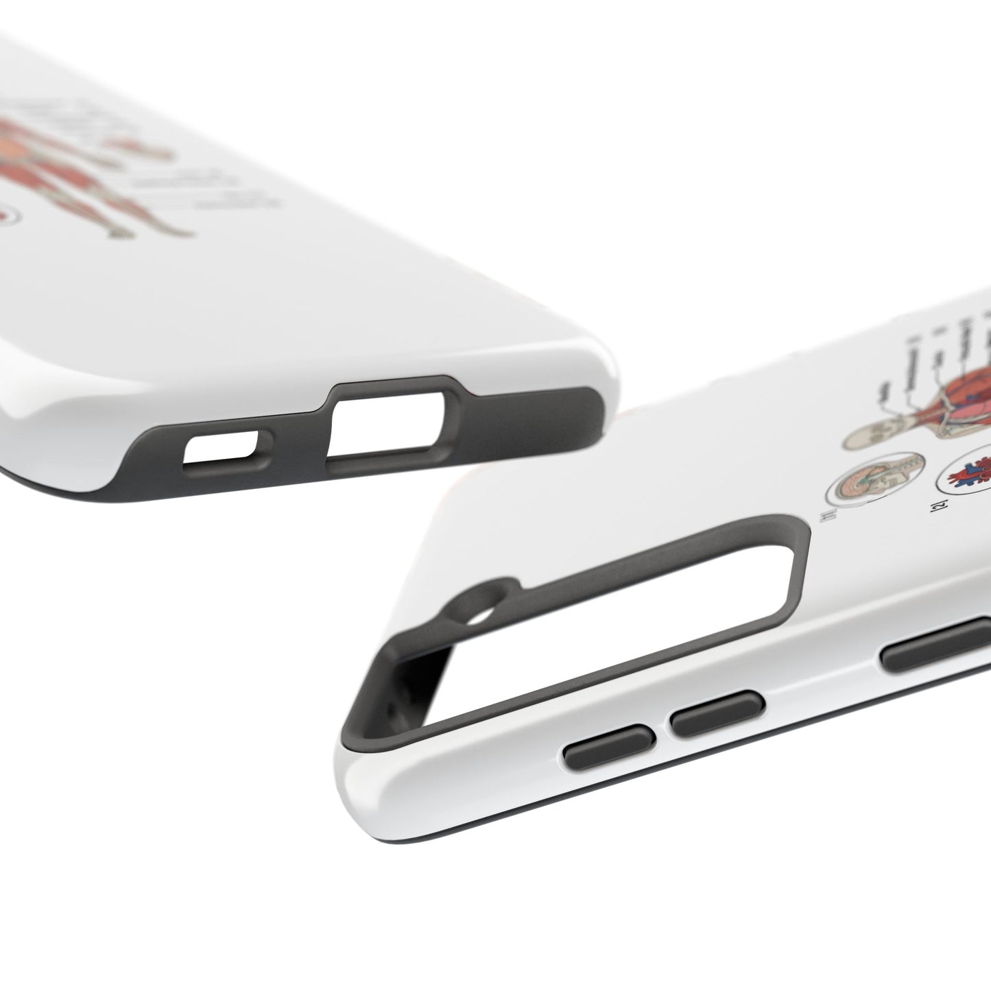 Anatomy Study Phone Case — Human Anatomy Diagram for Medical Students