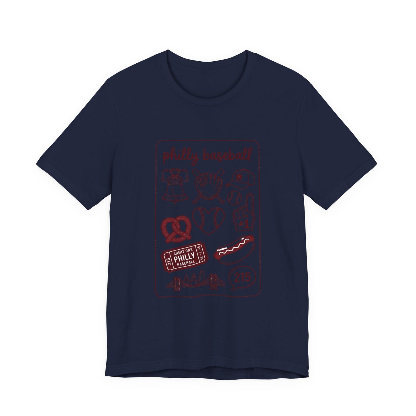 Philly Baseball Icons Tee | City Pride, Local Sportswear