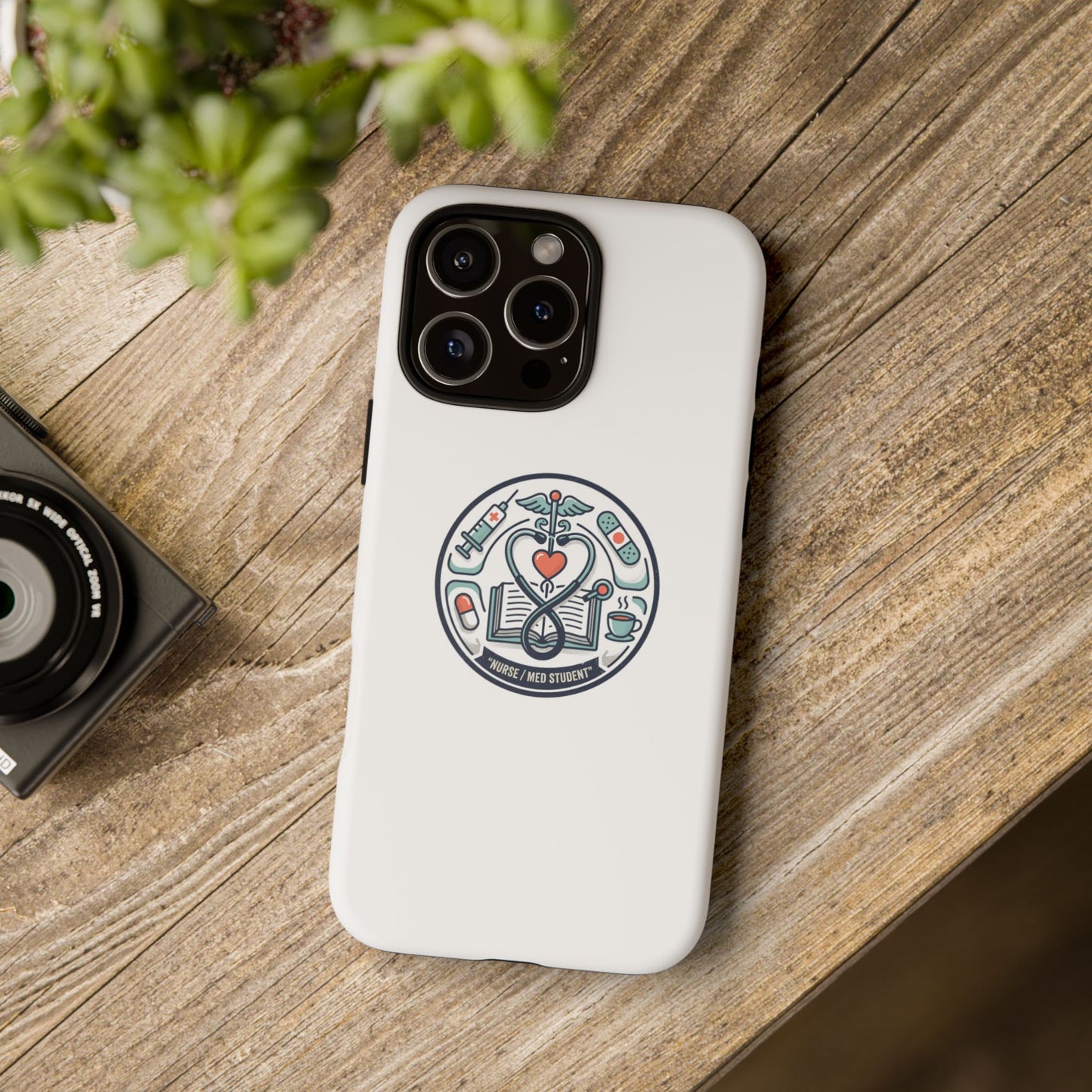 Nurse Aesthetic Tough Case — Medical Student Phone Case