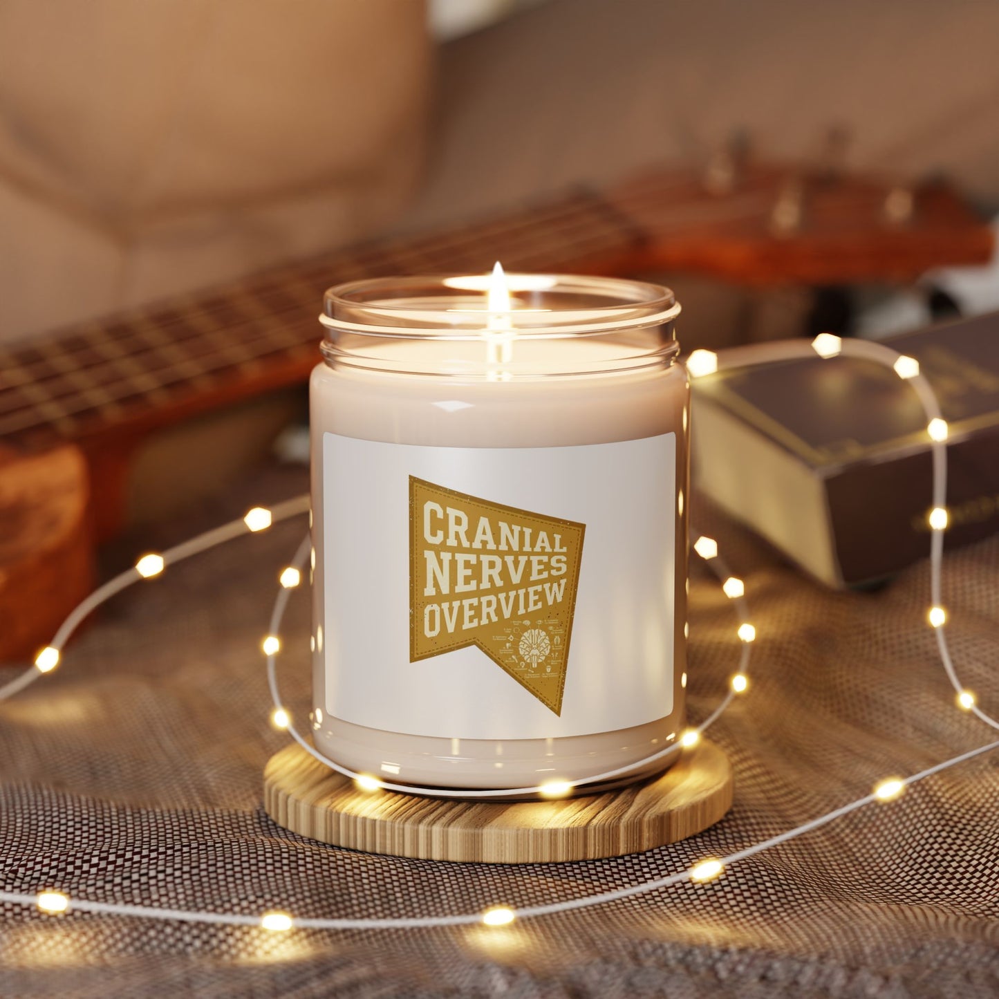 Retro Tiger Graphic Soy Candle, Easy Tiger summer vibe