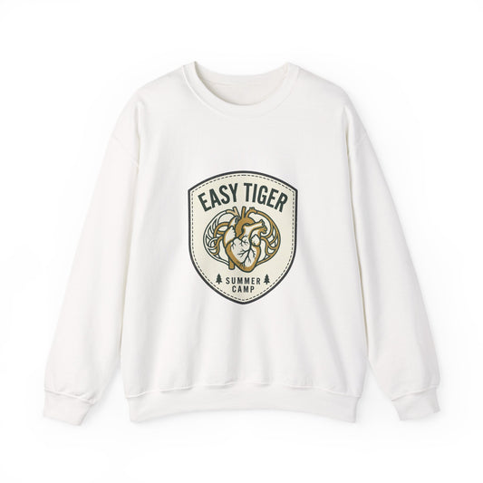Easy Tiger Retro Tiger Badge Sweatshirt | Vintage Summer Camp