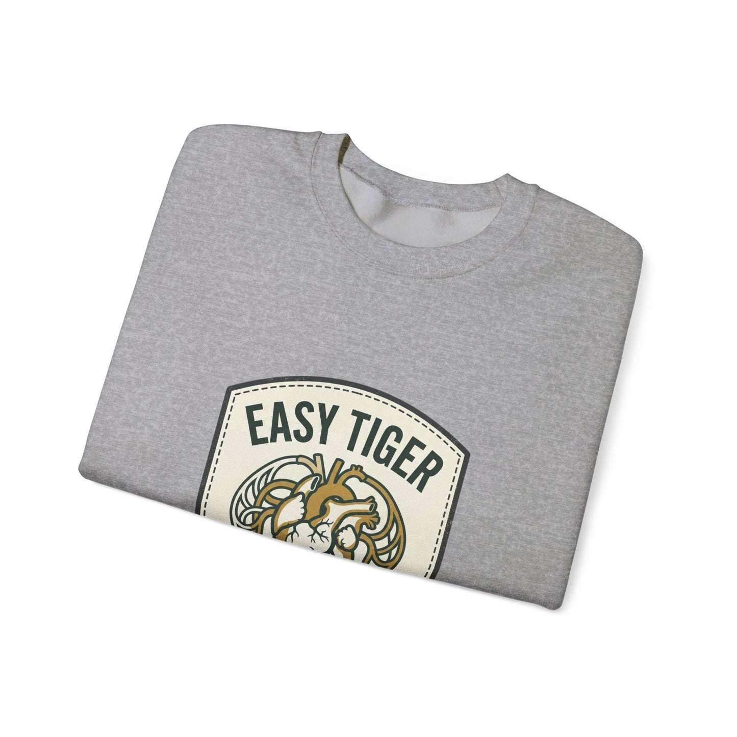 Easy Tiger Retro Tiger Badge Sweatshirt | Vintage Summer Camp