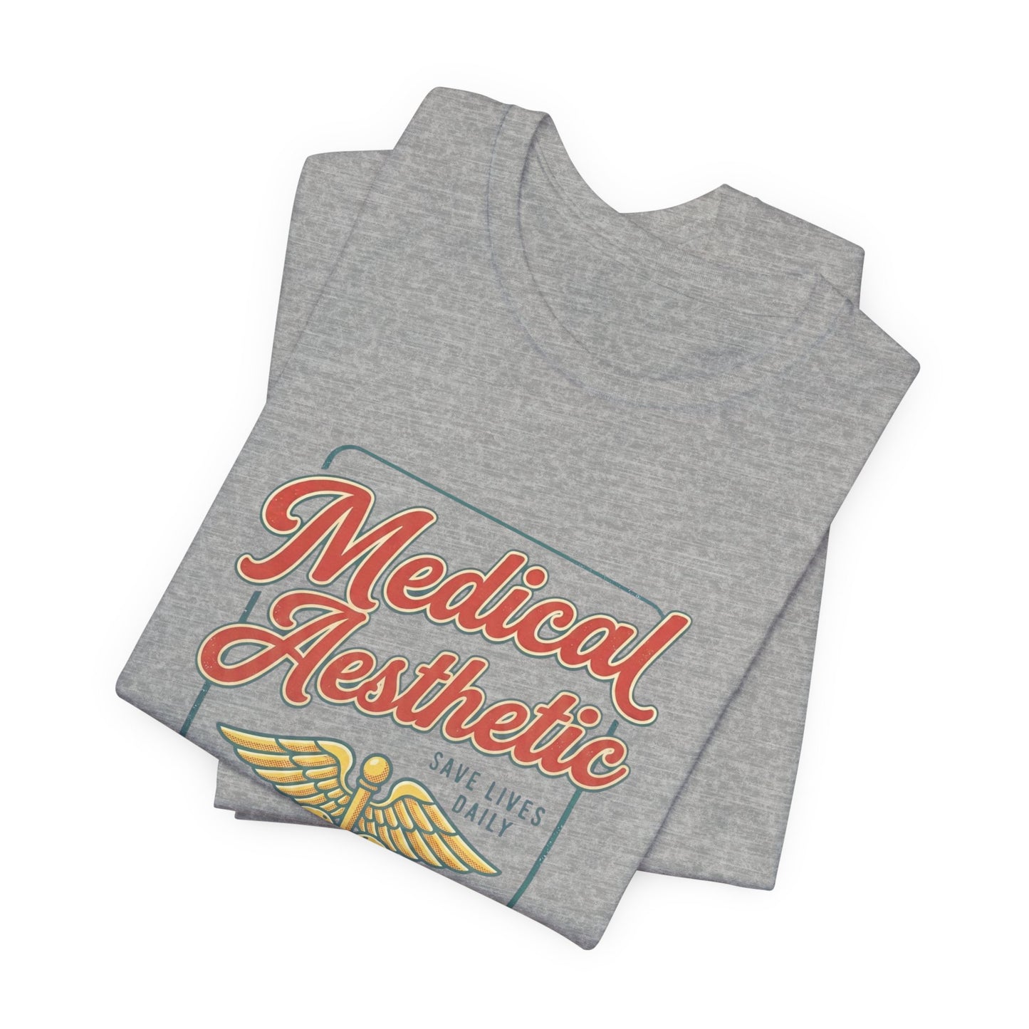 Medical Aesthetic Tee | Vintage Medical Graphic, Retro Typography