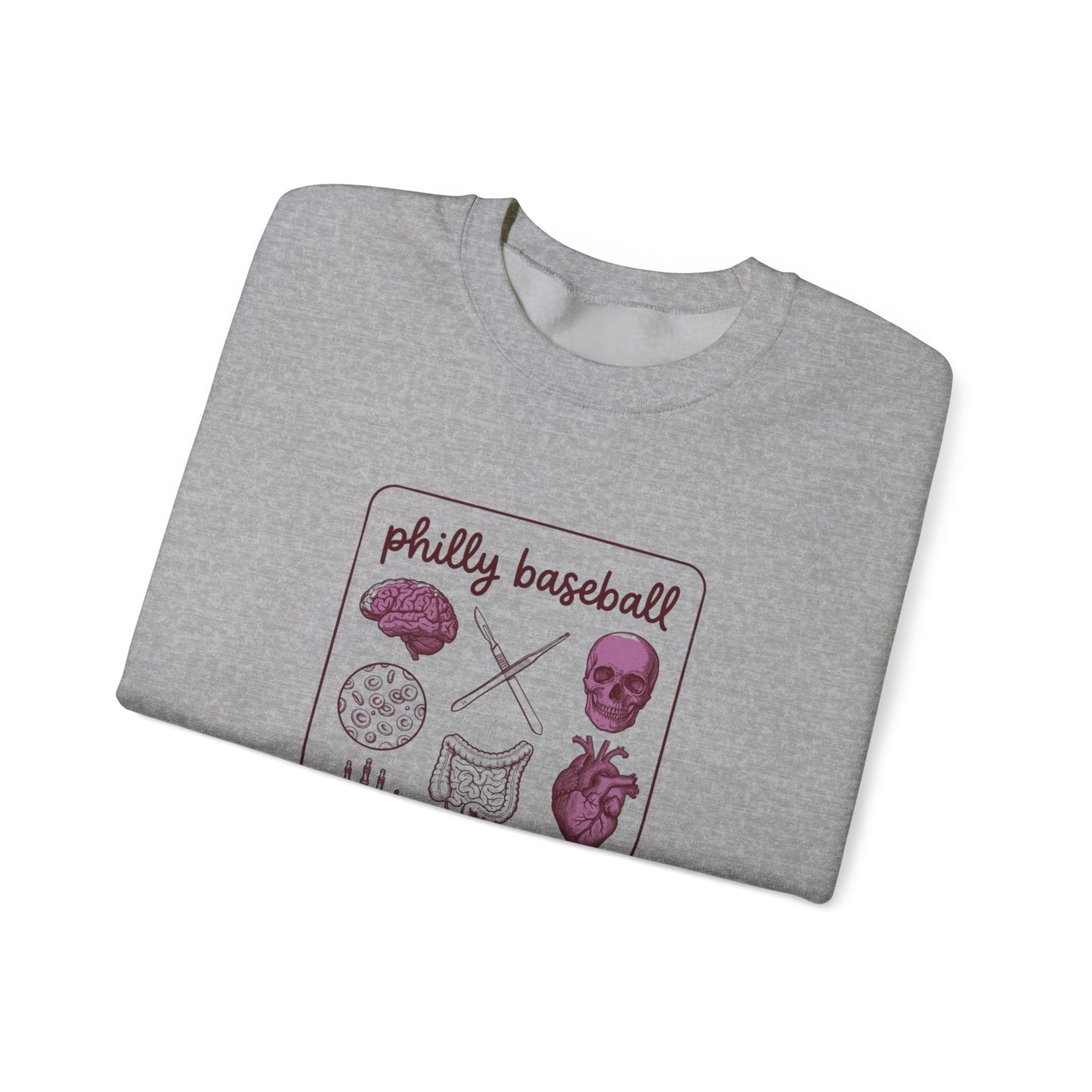 Philly Baseball Pride Crewneck Sweatshirt | Regional City Baseball Graphic