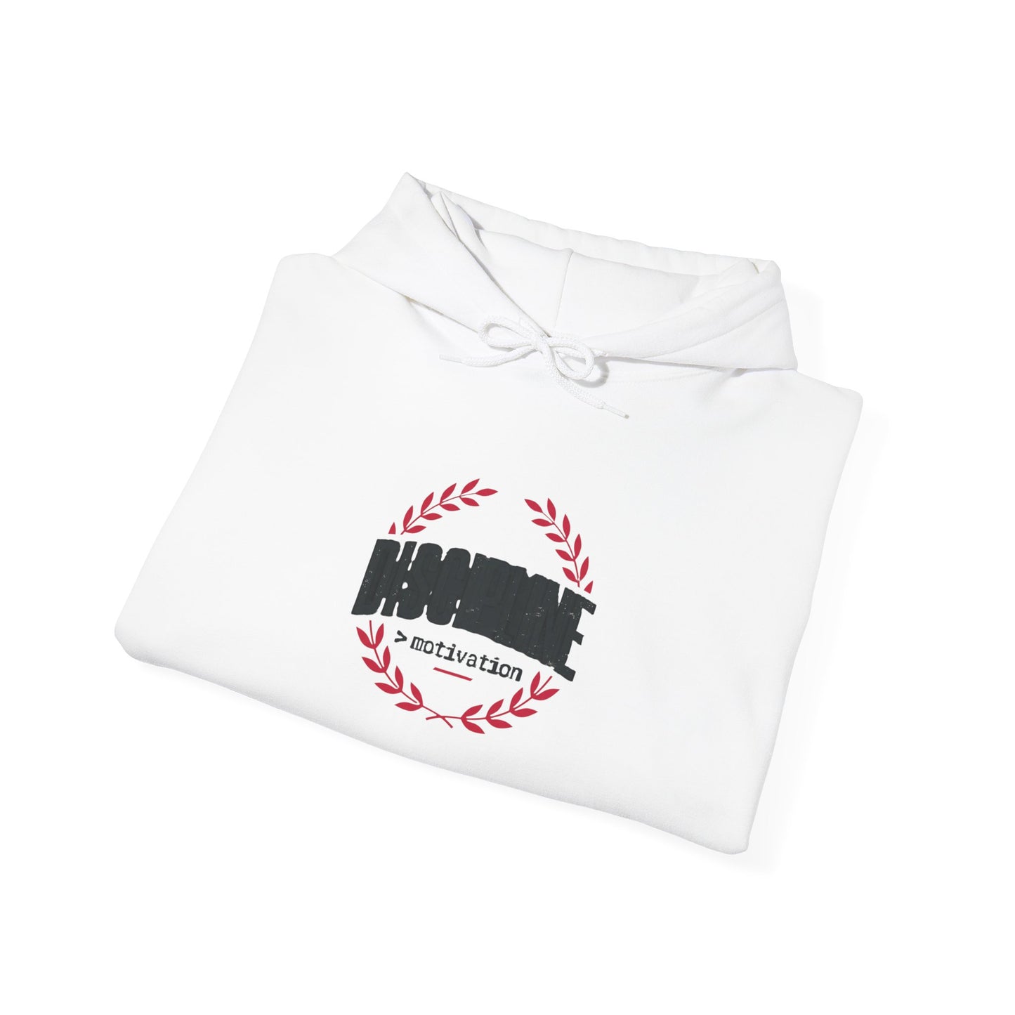Discipline > Motivation Hoodie — Inspirational Athletic Sweatshirt