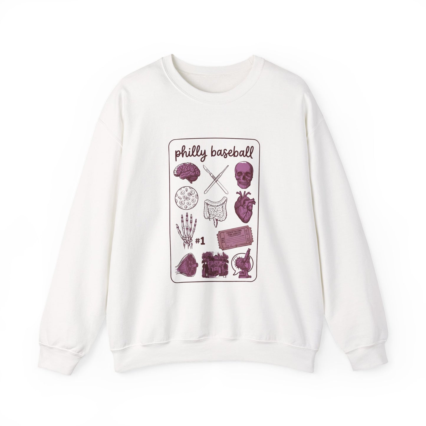 Philly Baseball Pride Crewneck Sweatshirt | Regional City Baseball Graphic