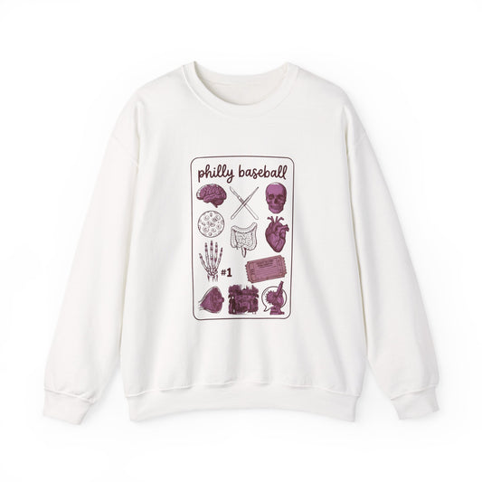 Philly Baseball Pride Crewneck Sweatshirt | Regional City Baseball Graphic