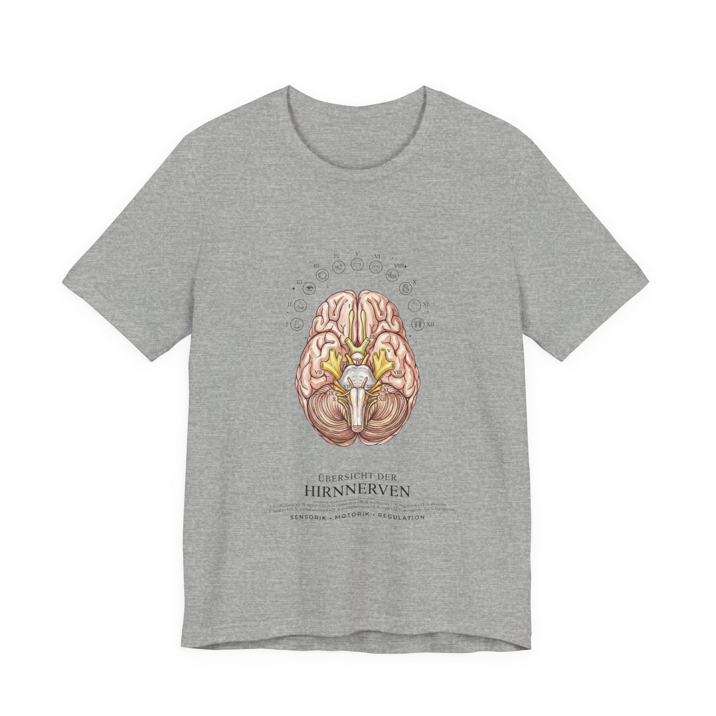 Anatomical Brain Floral Illustration Tee | Birth Flower, Botanical Anatomy
