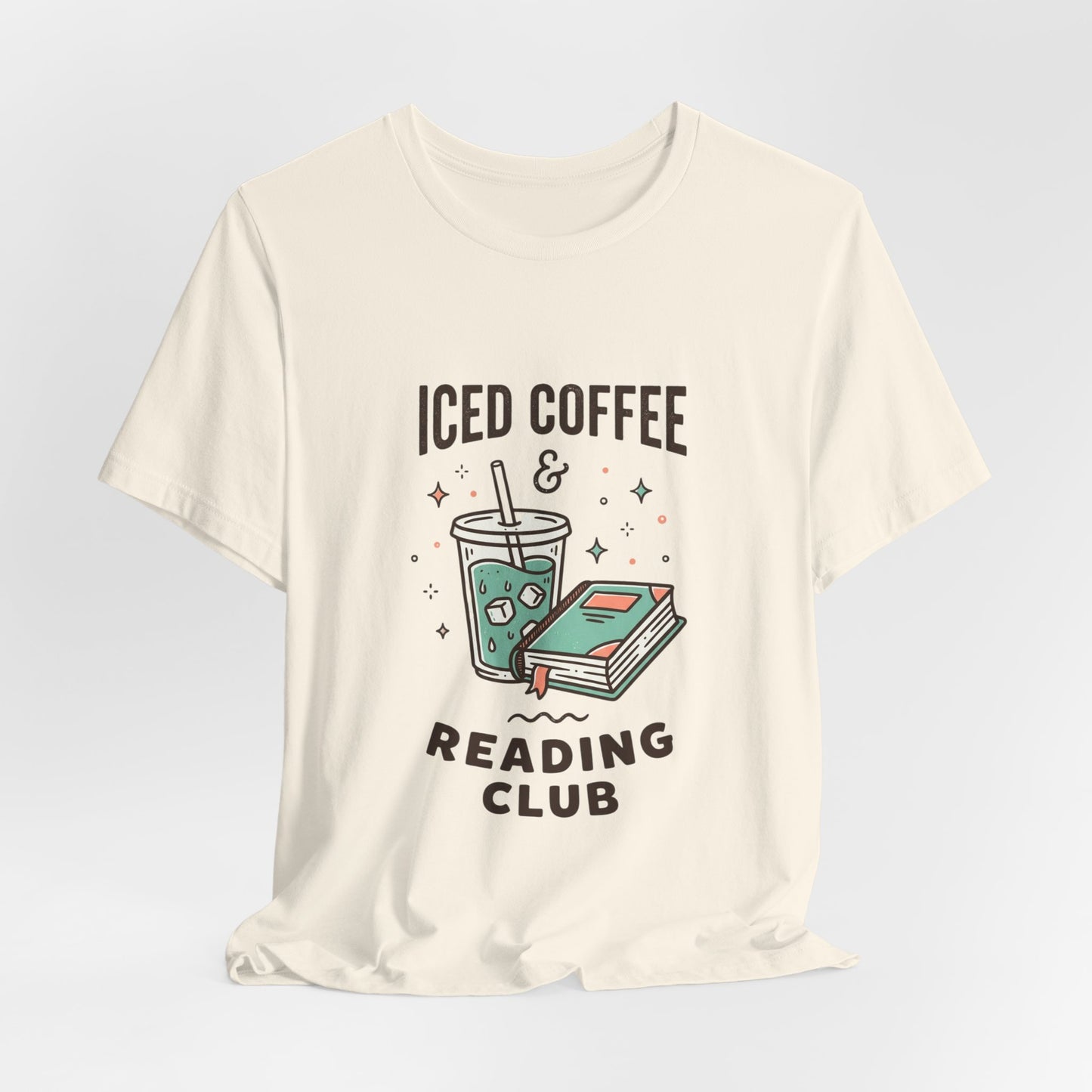 Iced Coffee & Reading Club Tee | Book Girl Summer, BookTok Aesthetic