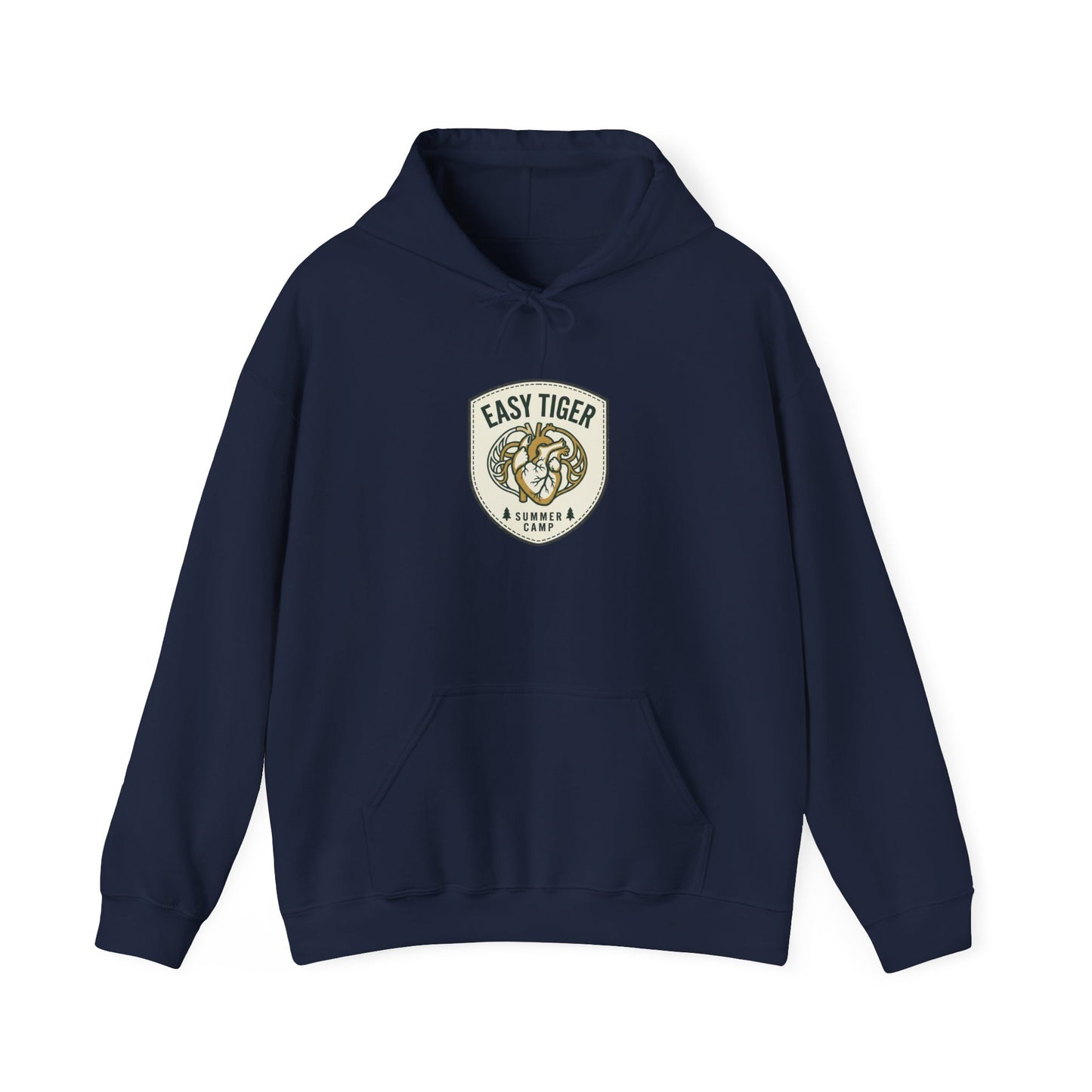 Retro Tiger Crest Hoodie | Easy Tiger, Vintage Vacation Graphic