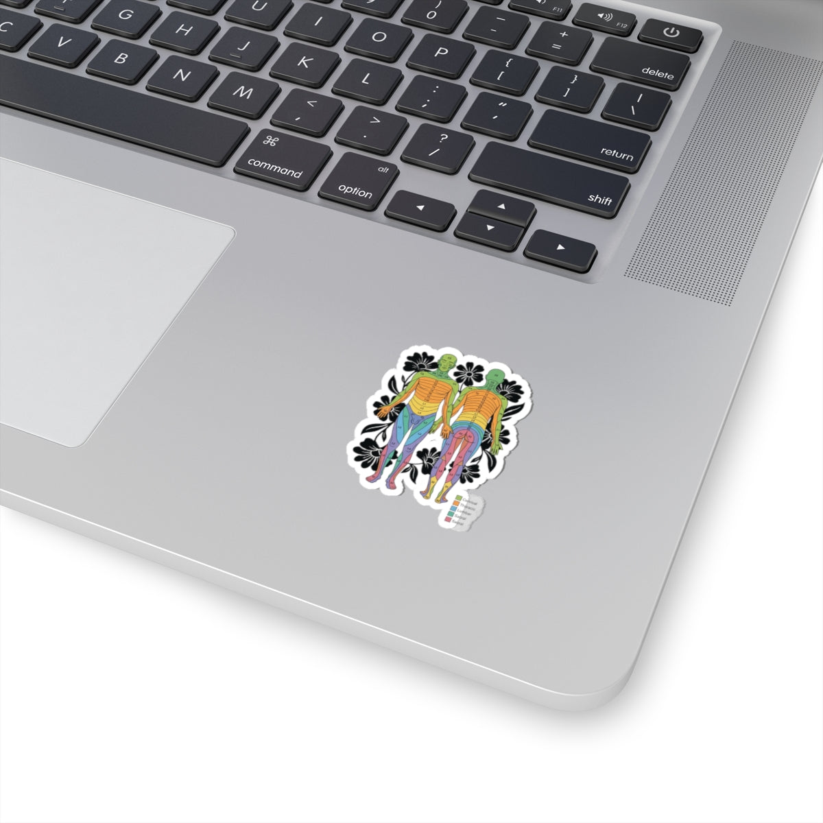 Chakra Anatomy Diagram Sticker | People Over Profit, Values-Led