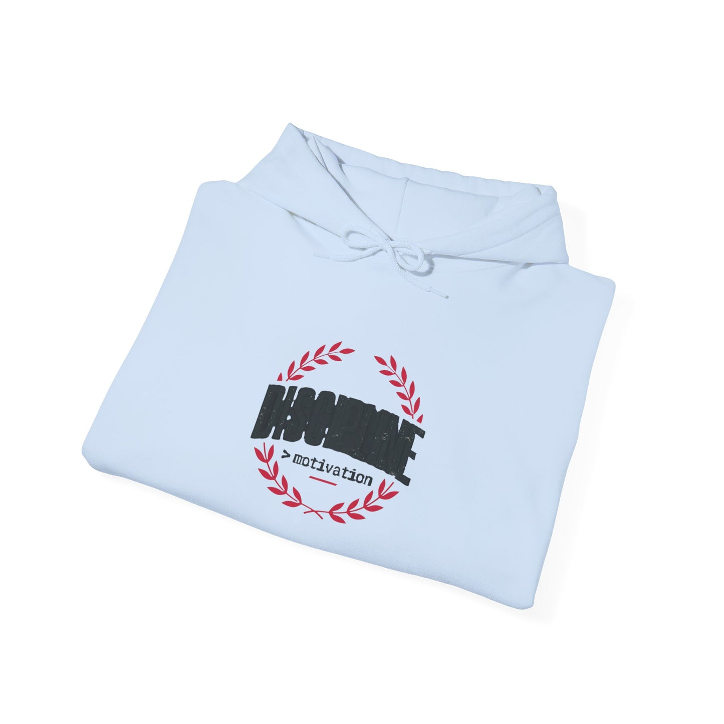 Discipline > Motivation Hoodie — Inspirational Athletic Sweatshirt