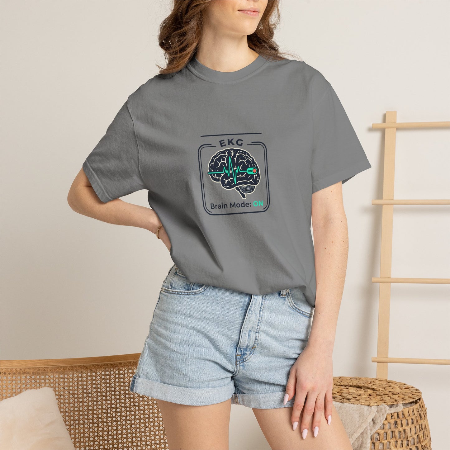 EKG Brain Mode: ON T-Shirt