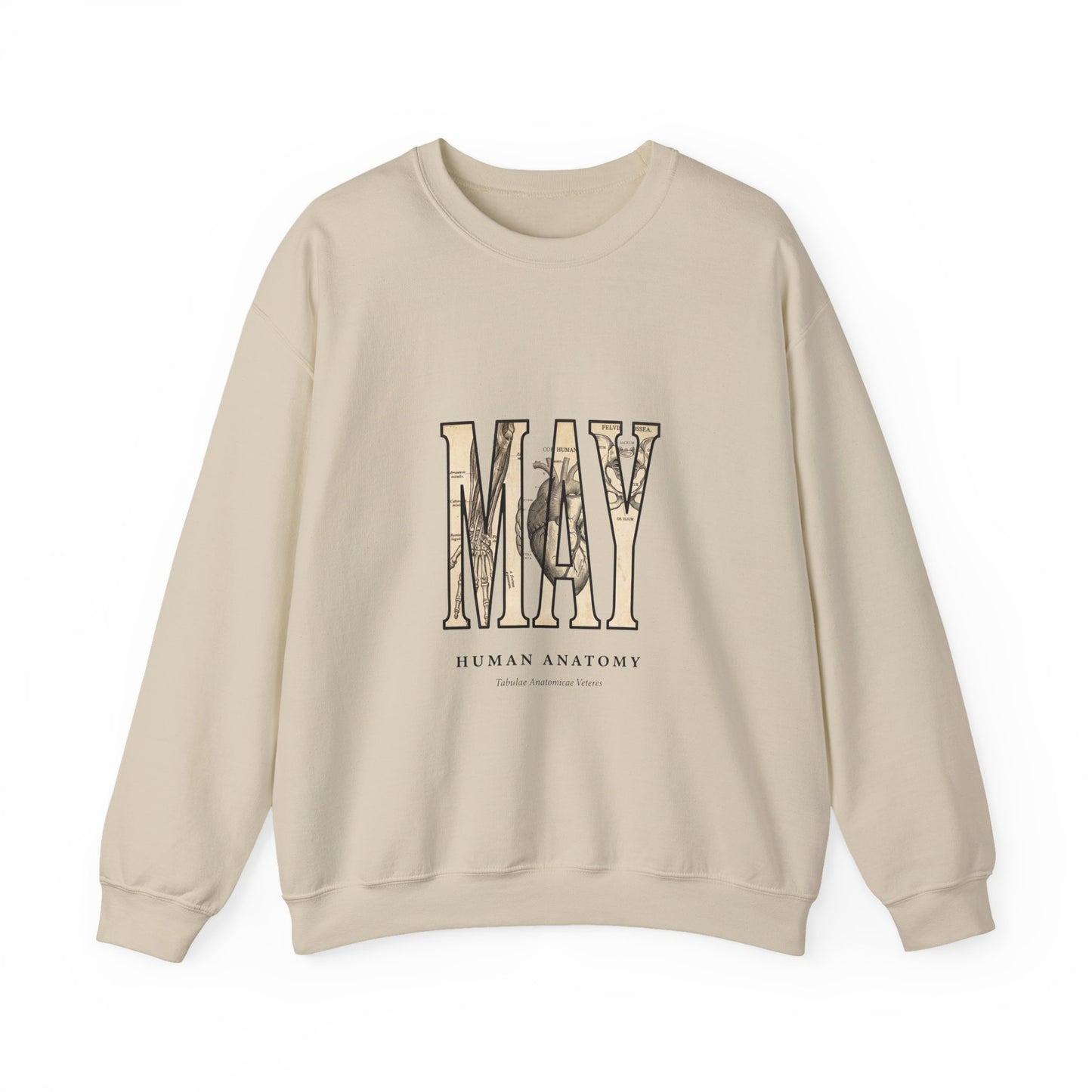 May Birth Flower Sweatshirt | Botanical Birth Month Floral Typography