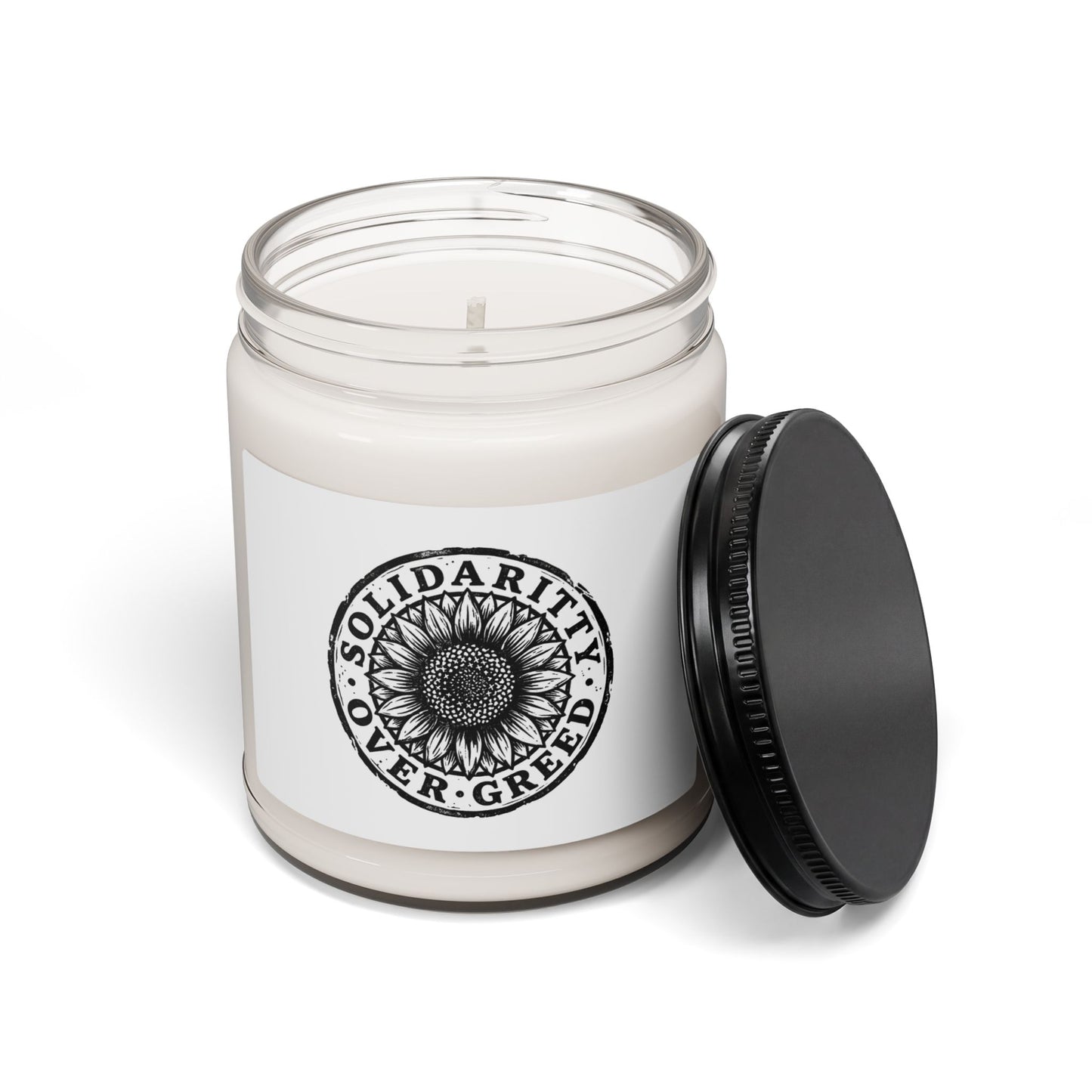 Solidarity Over Greed Soy Candle | Values-Led Statement Candle