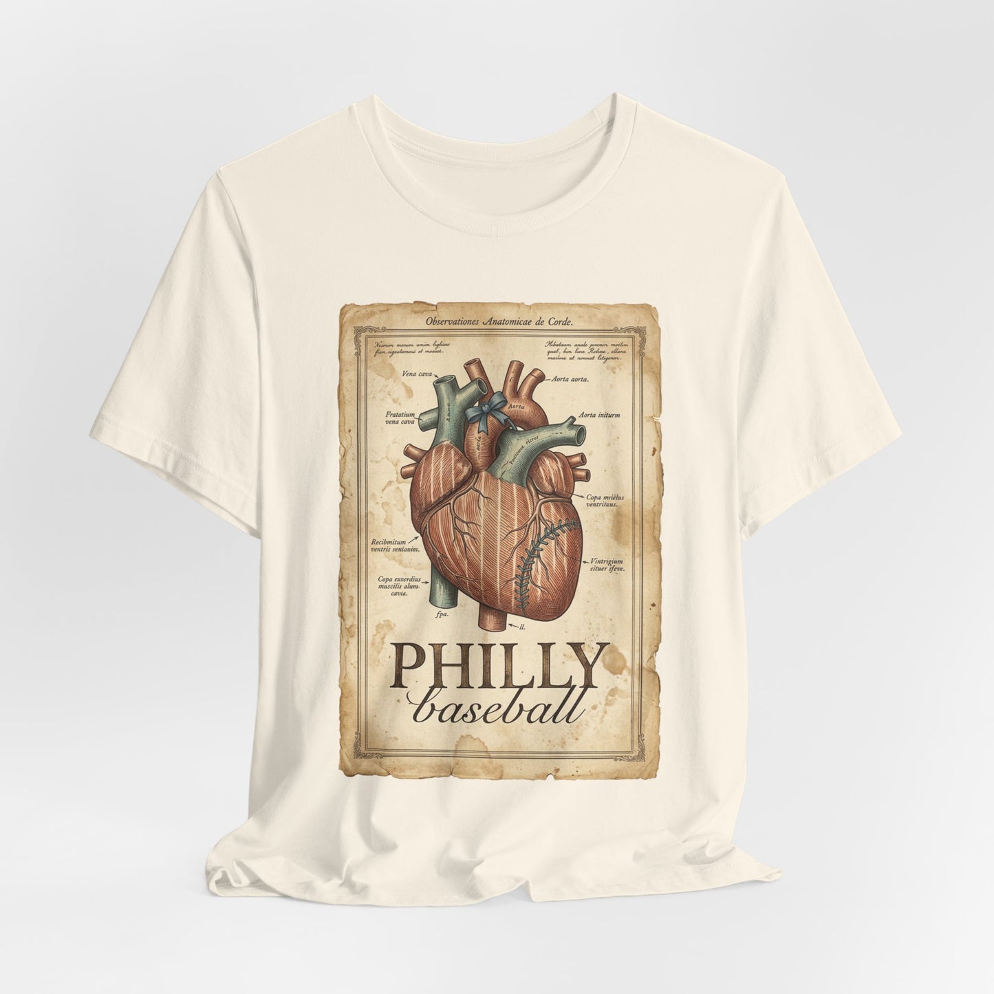 Philly Baseball Heart Tee | Philadelphia Pride, Regional Fan Shirt