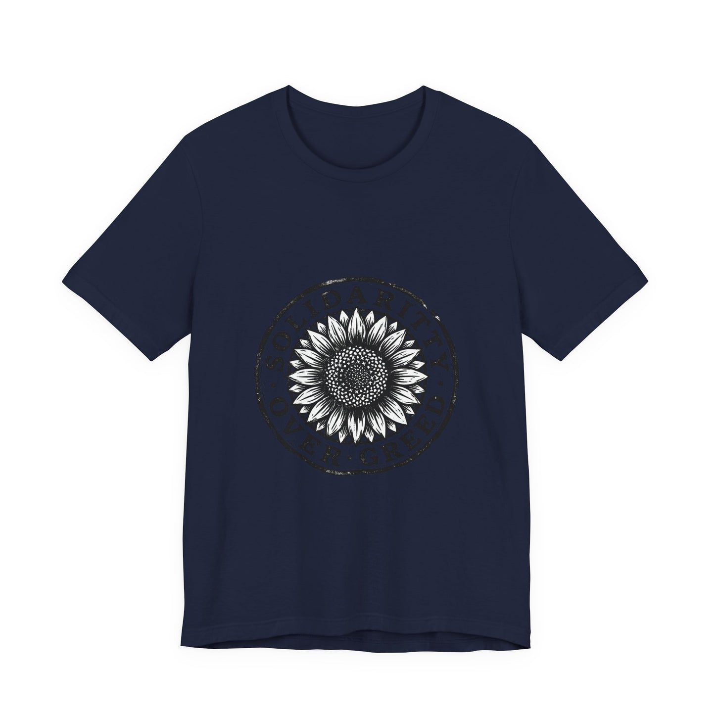 Solidarity Over Greed Tee | People Over Profit, Values-Led Apparel