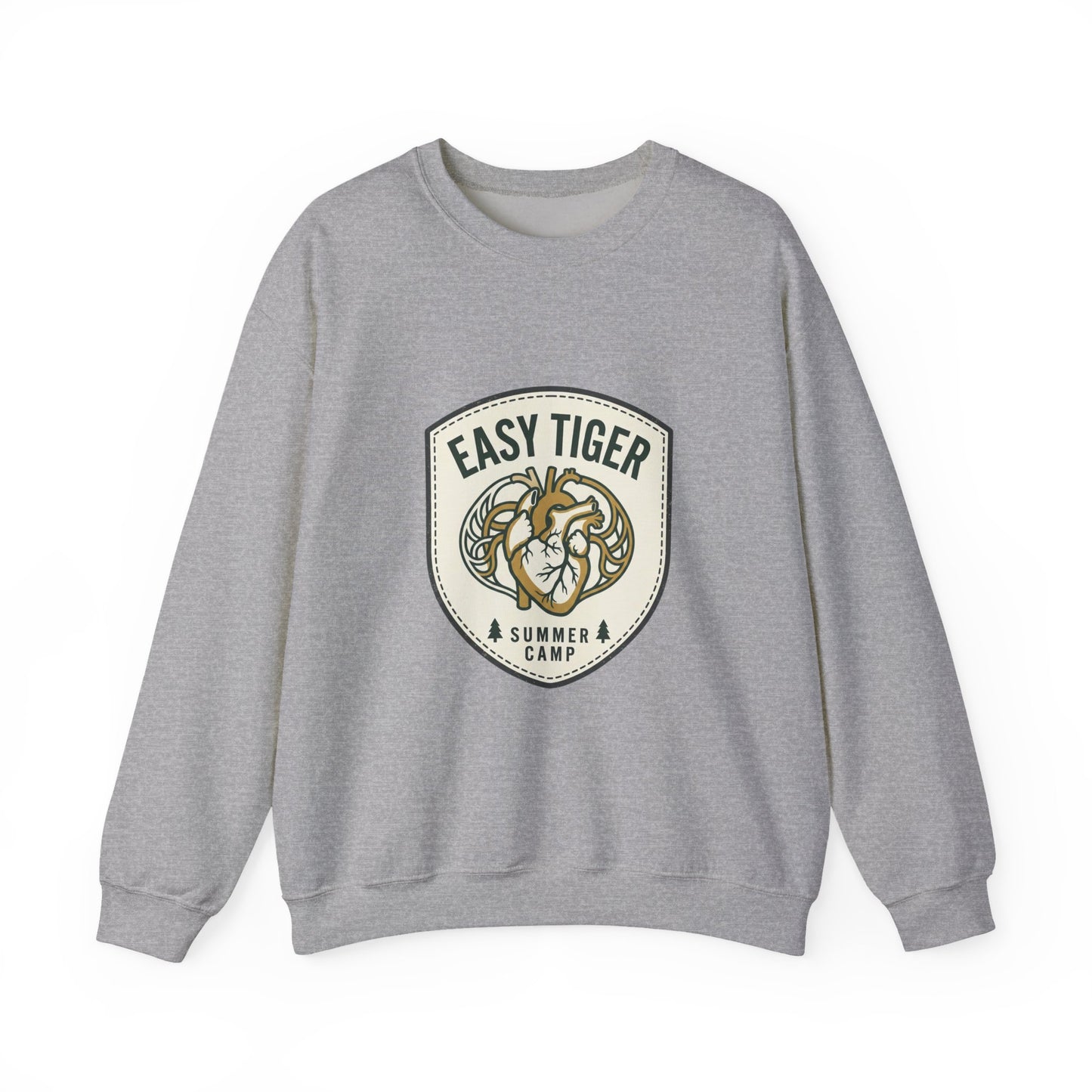 Easy Tiger Retro Tiger Badge Sweatshirt | Vintage Summer Camp