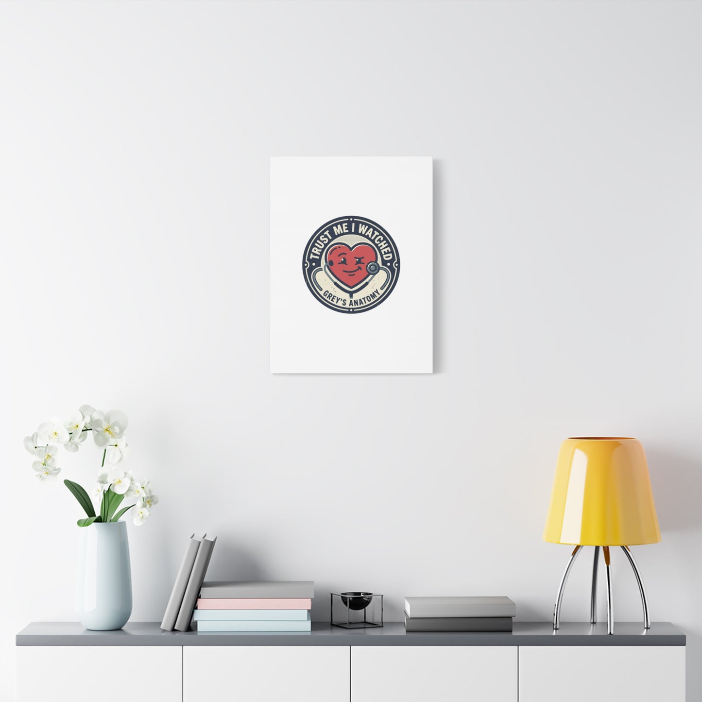 'Trust Me I Watched Grey’s Anatomy' Matte Canvas Wall Art