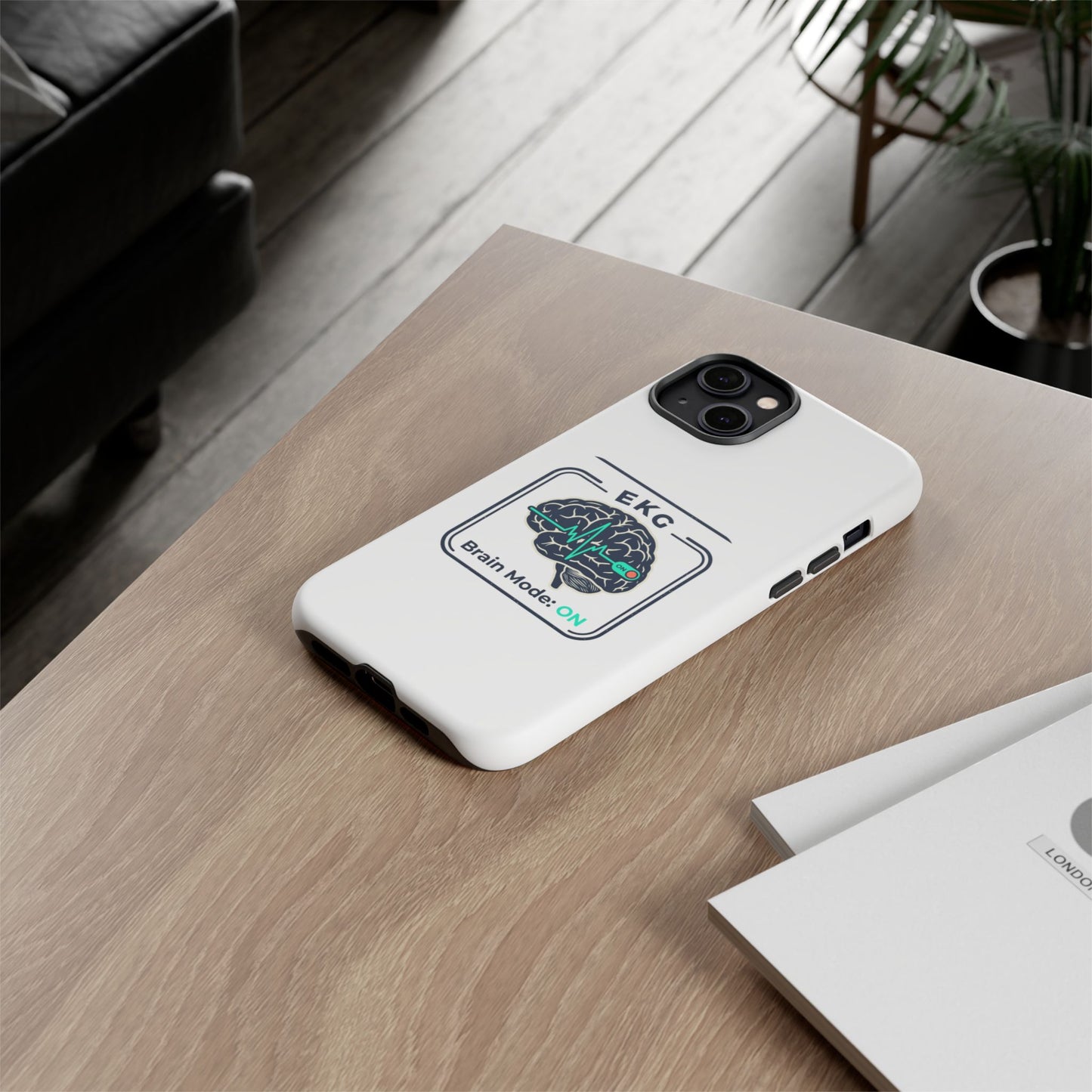 Tough Cases — 'EKG Brain Mode: ON' Phone Case